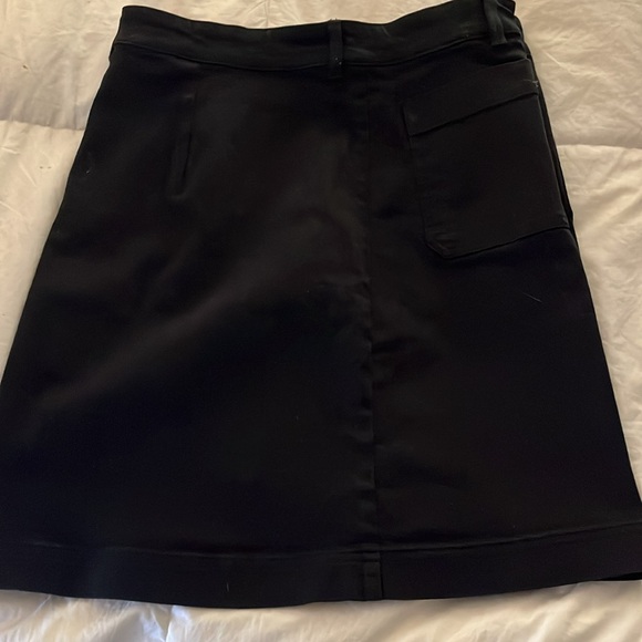 Everlane Black A-Line Patch Pocket Mini Skirt 16 - Picture 11 of 11